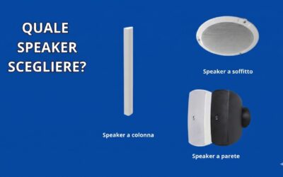 Sale riunioni e conferenze, quale speaker scegliere