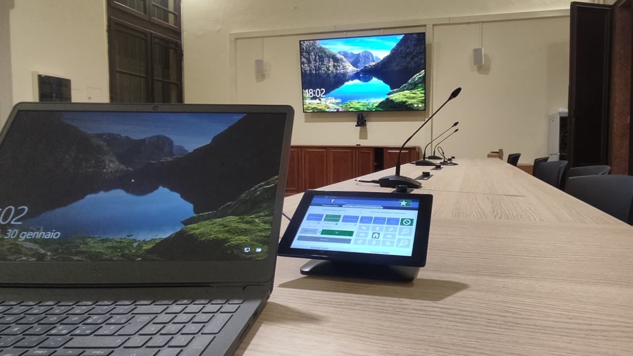 Sala conferenze e corsi Delta Informatica a Savona